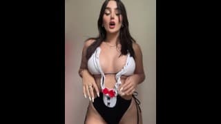 Colombiana con cuerpo perfecto hace tren en tiktok🔥🇨🇴