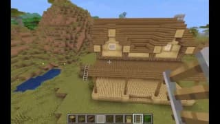 如何在Minecraft中建造家庭木屋