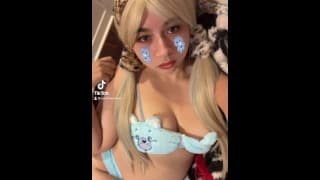 性感可爱的金发女郎 EGIRL 香草信仰 ARDALAN 看护熊 COSPLAY TIKTOKS