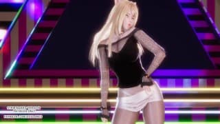 [MMD] Sistar - 触摸我的身体 阿狸性感 Kpop 舞蹈 英雄联盟 未经审查 无尽 4K 60FPS