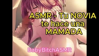 ASMR TU NOVIA TE HACE UNA MAMADA