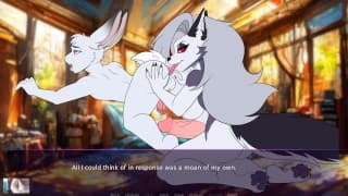 Big bag futanari wolfgirl part2 -Loba futanari fodendo coelhinho passivo