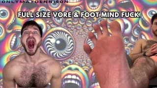 全尺寸 vore & Foot mind Fuck