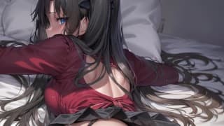 Rin Tohsaka 探索角质生活方式的所有美妙之处 - Hentai JOI