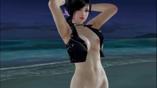 Dead or Alive Xtreme Venus Vacation Kokoro Dolphin Wave 合作服装 Nude Mod 粉丝服务 欣赏