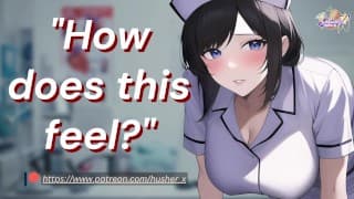 Hot Flirty Nurse 给你的胯部一些特别的关注