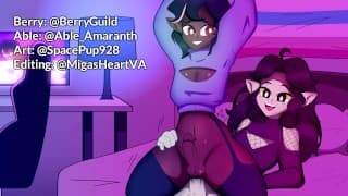 Femboy Goblin FUCKS Elf 屈服！😈🧝🏿💞[GAY ASMR] （@berryguild @able_amaranth）