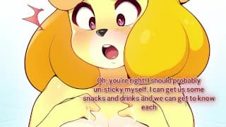 [配音：无尽的JOI]Smash Ultimate - Isabelle & Krystal [毛茸茸的、男性的、顺从的]