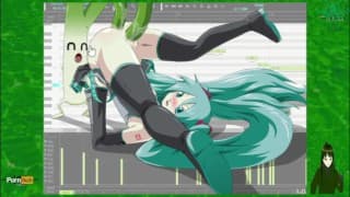 初音喷出 - 闪烁