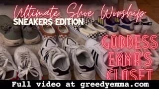 Ultimate Shoe Worship Sneakers Edition - 恋足癖脏鞋女神崇拜羞辱