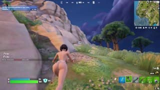 Fortnite Evie 裸体皮肤游戏玩法 大逃杀裸体模组安装匹配成人模组 [18+]