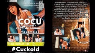 Domina francaise baise devant cocu en l'humiliant, cuckold humiliation