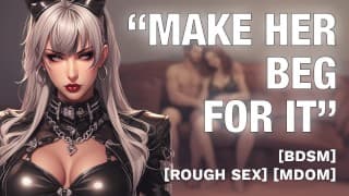 专业的 dominatrix 帮助我的丈夫支配我 [EROTICA ASMR AUDIO PORN]