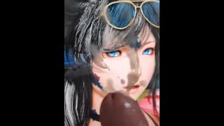 Final Fantasy XIV Cumtribute Au Ra want facial SoP ardecia_ffxiv