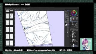 working process-porn comic 神の手#2 p12