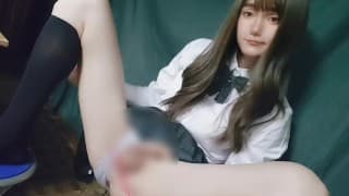 男の娘のドライオーガズム Japanese Crossdresser Dry Orgasm