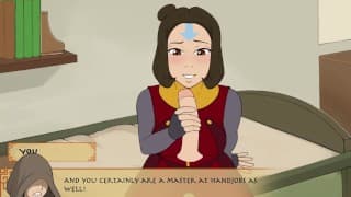 Four Elements Trainer 性爱游戏第 2 部分 Jinora 性爱场景 [18+]