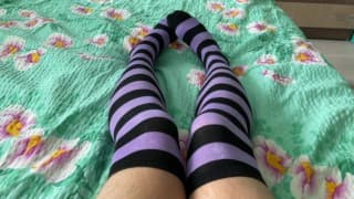 Knee Socks Masturbate