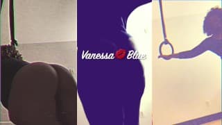 Vanessa Blue 性感步行和健身