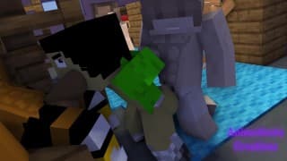 Our Secret College Club / Minecraft Gay Porn