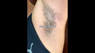 Hot Girl with Hairy Armpits!