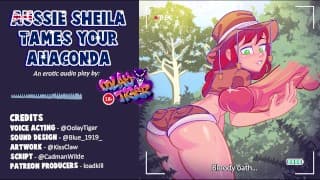 Aussie Sheila 驯服你的蟒蛇（OolayTiger 的色情音频播放）