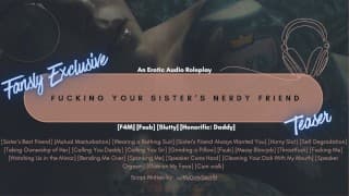 Fucking Your Sister's Nerdy Friend | Teaser | Erotic Audio Roleplay | ASMR