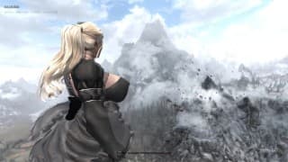 Hot Blonde女巨人越来越大 - Skyrim Giantess