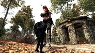 强壮的红发女郎长成女巨人并保护你 - Skyrim Giantess