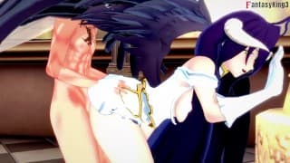 Albedo fucking | 3 |  Overlord | Full, POV & Halloween on Patreon: Fantasyking3