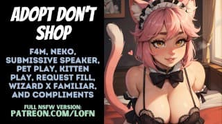 [F4M系列]Neko Seeking Wizard [PATREON PREVIEW] [NEKO] [PET PLAY] [KITTEN PLAY] [顺从的荡妇]