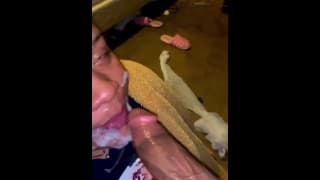 转贴*** Babygirl Draining the nut out this dick （Follow On X @TaePipedHer）