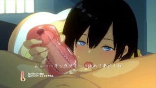 【H GAME】SUMMER-田舎の性活-♡Hドットアニメーション③ オナホ手コキ