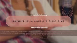 [F4M] Hotwife 101: A Couple's First Time | ASMR | Erotic Audio Roleplay