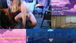 Got A Win in Fortnite and a Tip to Take My Shirts Off at the Same Time! on joystick tv same name