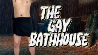 A gay man had sex with a lot of men in a gay bathhouse and swallowed a lot of cum