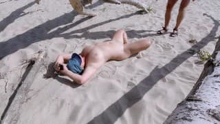 I was dreaming about nude session on the beach, so I asked a stranger to shoot me, I recorded it too