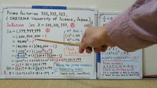 主要分解 533,333,333。[日本数学]（乳交）