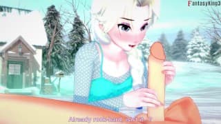 Elsa sucking and fucking |1| Frozen | Full & FullPOV on Patreon: Fantasyking3