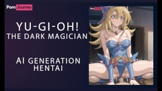 PornJourney AI Hentai : YU GI HO, dark magician card hentai porn