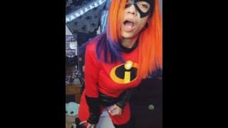 Mrs. Incredible Cums In Suit Full Vid