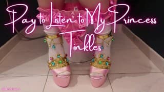 Pay to Listen to My Princess Tinkles TOILET FETISH FANTASY PEE PISS with Rebelle Hart