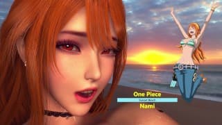 海贼王 - Nami × Sunset海滩 - 精简版