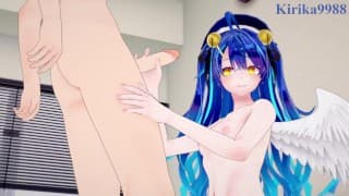 Amamiya Kokoro and I have intense sex in the bedroom. - Nijisanji VTuber Hentai