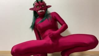 Futanari Red Demon Masturbation Part1