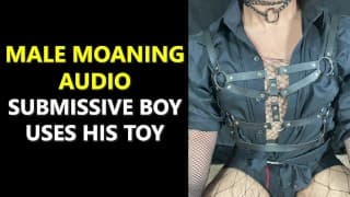 顺从的男孩对自己使用Toy - ASMR 男性呻吟