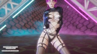 [MMD] HWASA - 我Love我的身体 Evelynn 性感的 Kpop 舞蹈 英雄联盟动漫未经审查