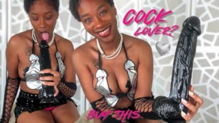 鸡巴情人税。eKRYSTALLINE - 鼓励 Bi Ebony Findom 女性主导