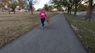 Running in the park leads to surprise blowjob