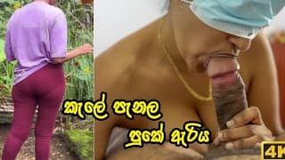 TV බලද්දි එහාගෙදර අක්කට පුකේ ඇරිය - Cutest teen Step-sister had first anal sex with loud moaning